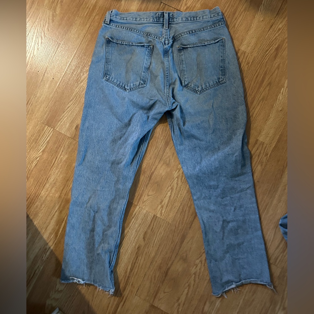 Agolde High Rise Riley straight legJeans - Picture 2 of 3